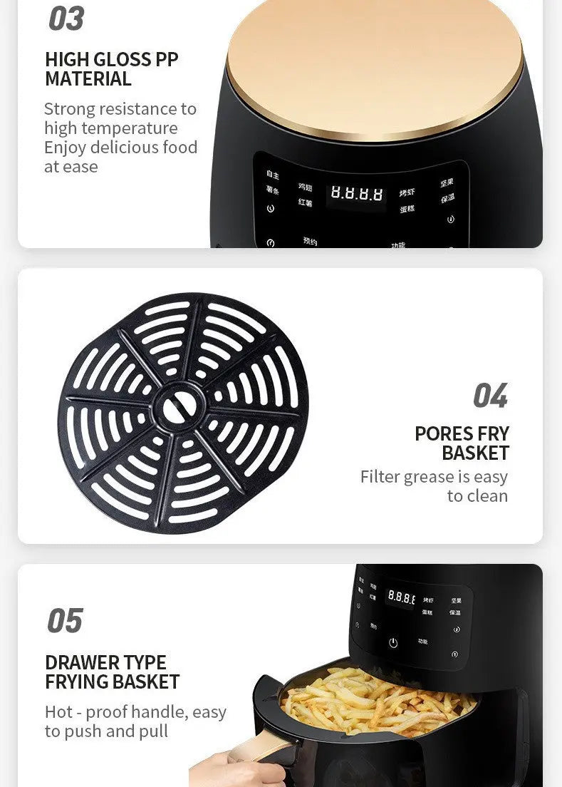 Air Fryer Smart Touch Home Electric Fryer Cool Tech House