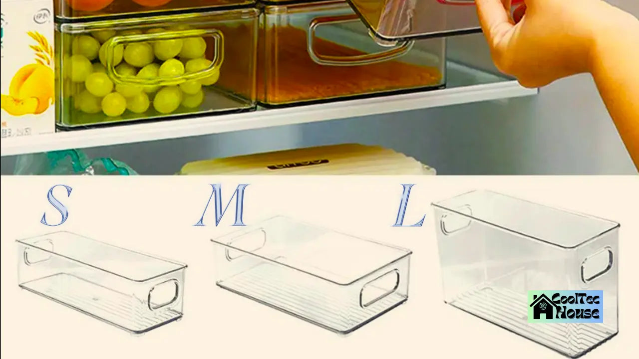 Transparent Refrigerator Storage Box Cool Tech House