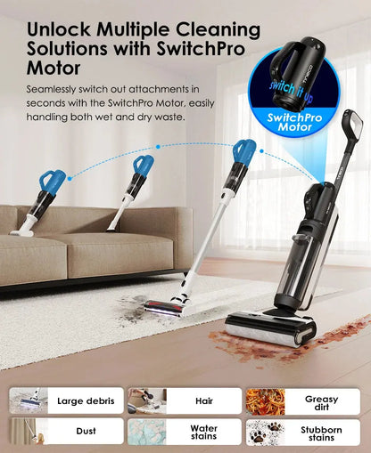 Tineco Floor One Switch S6 Vacuum cleaner 5 in 1 Cool Tec House