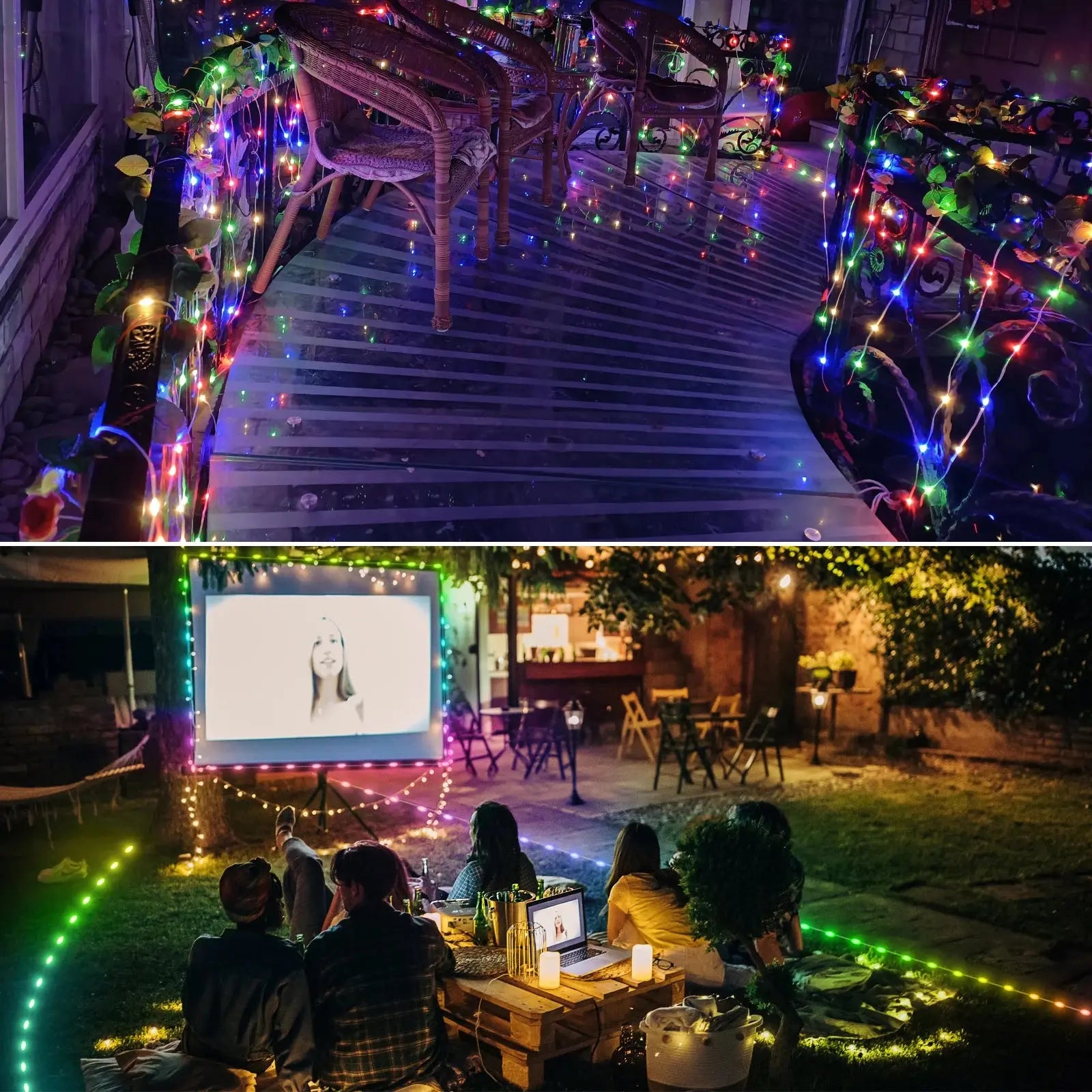 Christmas Light With Bluetooth APP and Remote control Cool Tec House