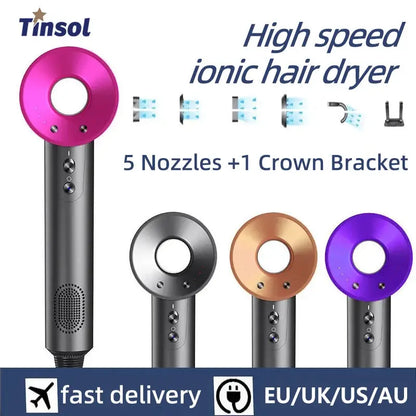 Hair Dryer Ionic Blow Dryer, Professional High-Speed Hairdryer Cool Tec House