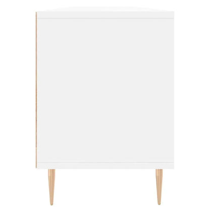 White TV cabinet 150x30x44,5 cm Cool Tech House