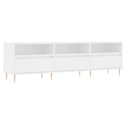 White TV cabinet 150x30x44,5 cm Cool Tech House