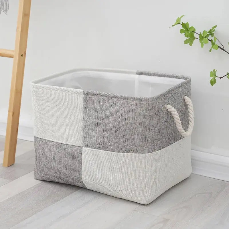 Foldable Linen Organizer Basket for Home Supplies Cool Tech House