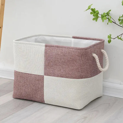 Foldable Linen Organizer Basket for Home Supplies Cool Tech House