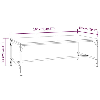 Coffee Table oak sonoma engineering Wood Nordic Cool Tech House