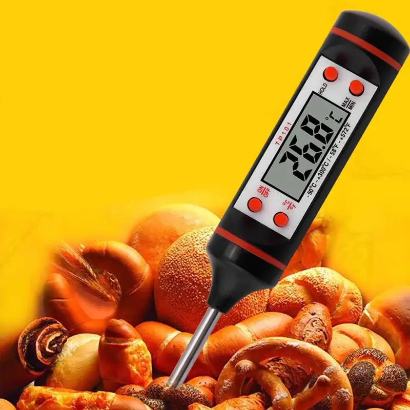 Electronic probe type digital thermometer with digital display liquid grill thermometer Cool Tec House