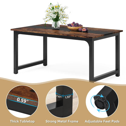 Tribesigns rectangular dining table Cool Tech House