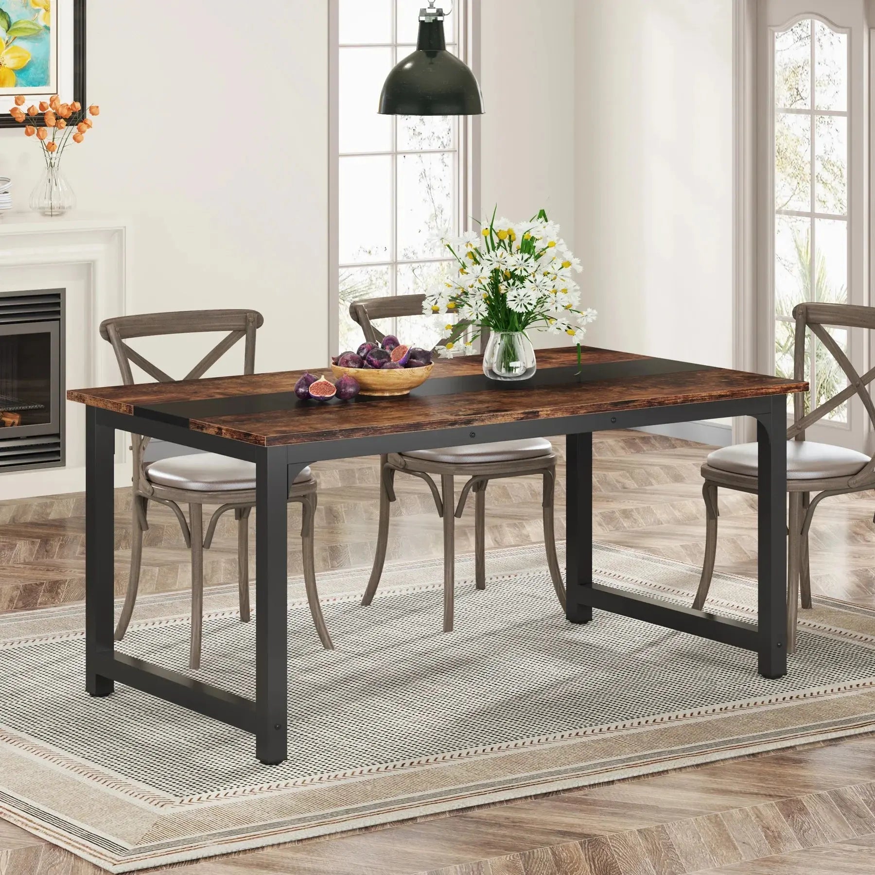 Tribesigns rectangular dining table Cool Tech House