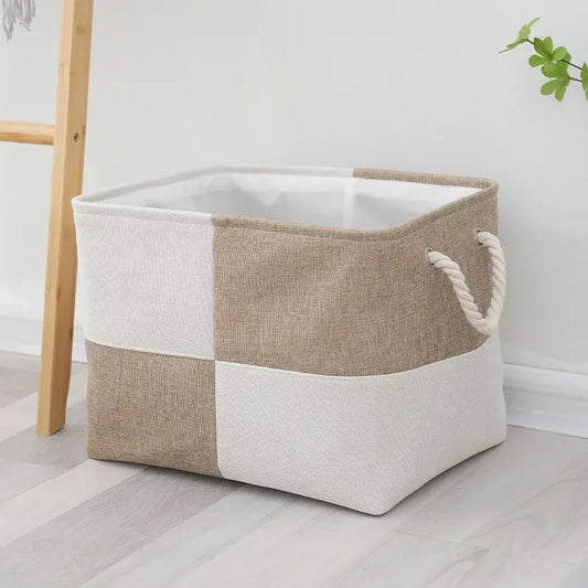 Foldable Linen Organizer Basket for Home Supplies Cool Tech House