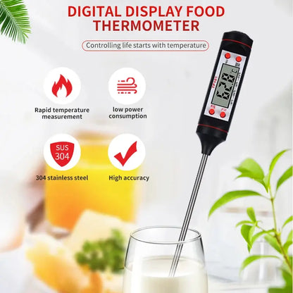 Electronic probe type digital thermometer with digital display liquid grill thermometer Cool Tec House