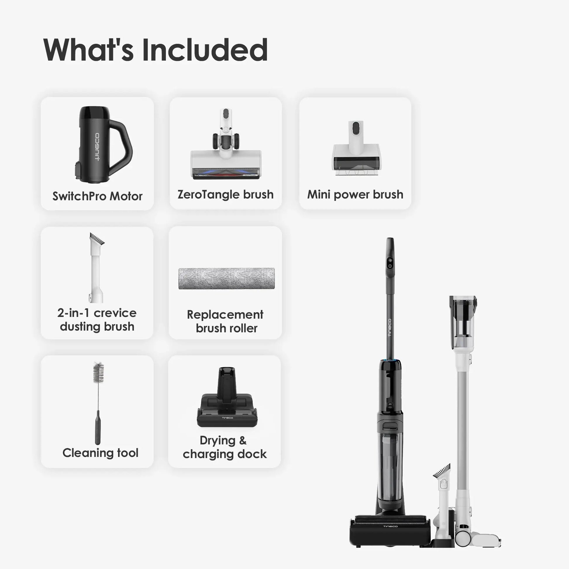 Tineco Floor One Switch S6 Vacuum cleaner 5 in 1 Cool Tec House