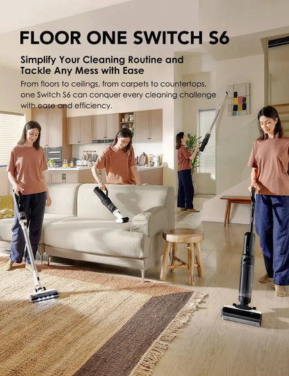 Tineco Floor One Switch S6 Vacuum cleaner 5 in 1 Cool Tec House