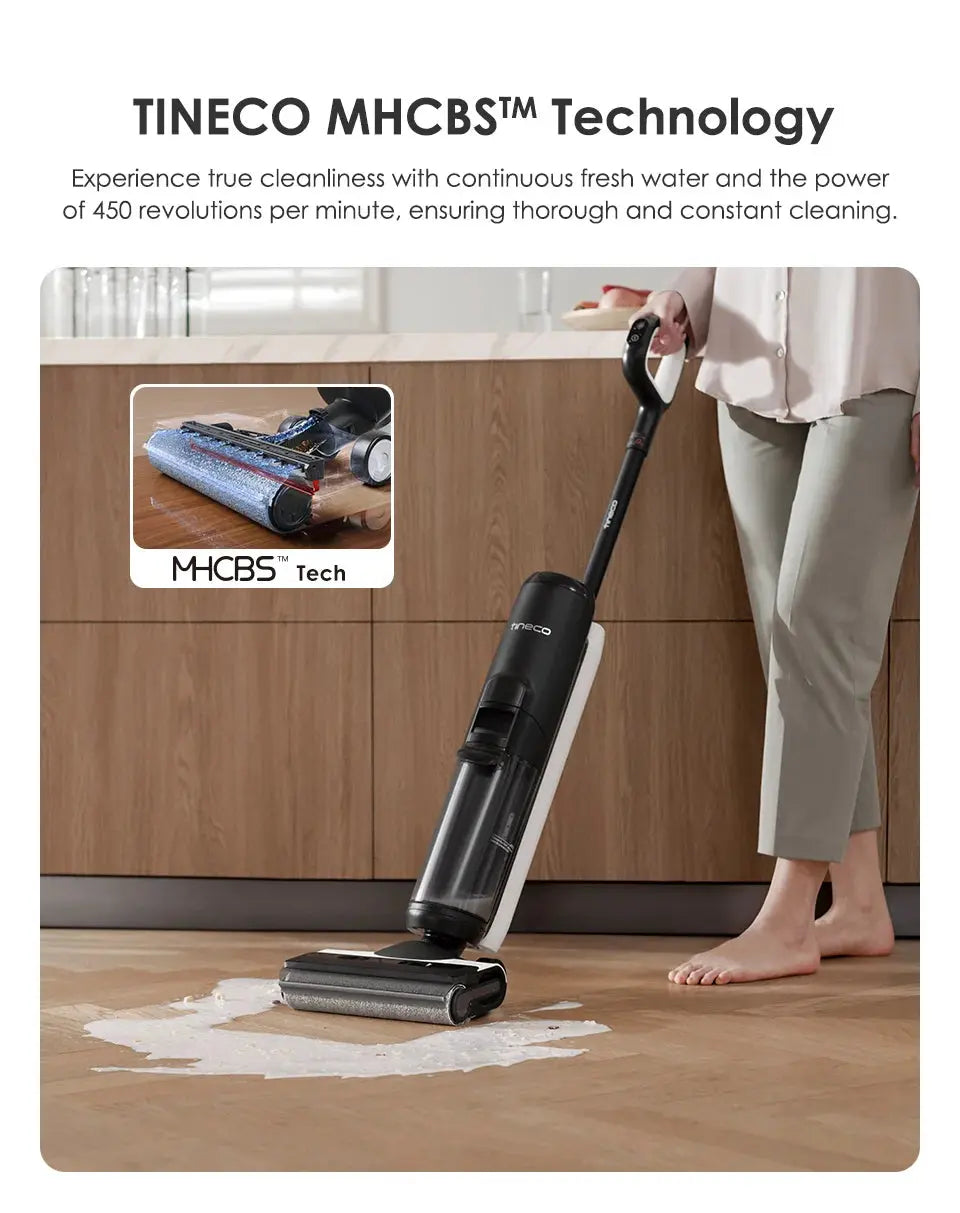 Tineco Floor One S6 Cordless Wet Dry Vacuum Cleaner Cool Tec House