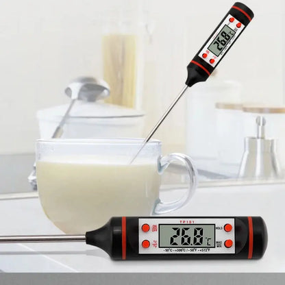 Electronic probe type digital thermometer with digital display liquid grill thermometer Cool Tec House