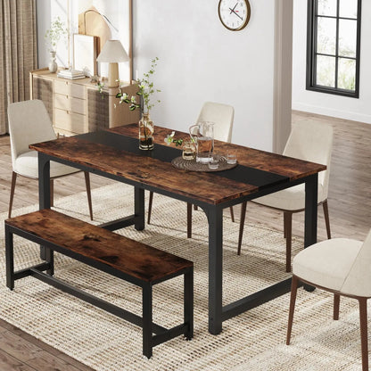 Tribesigns rectangular dining table Cool Tech House